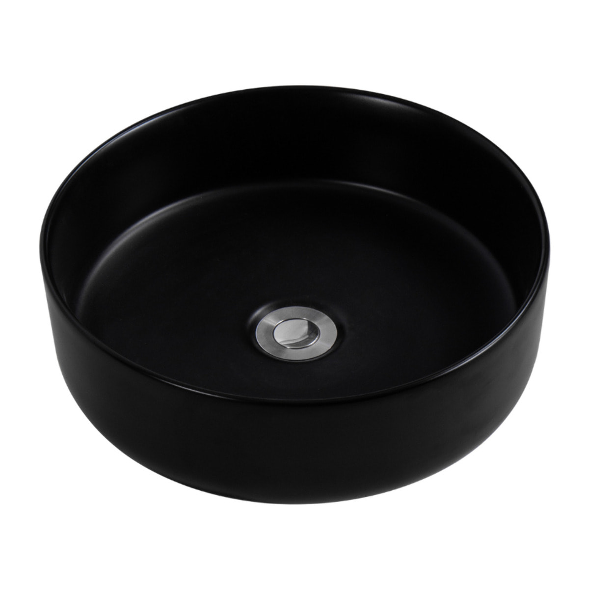 PixL 36 x 12,5 cm vasque à poser Infinitio, sans trop-plein, noir (CEPX3636BKM)