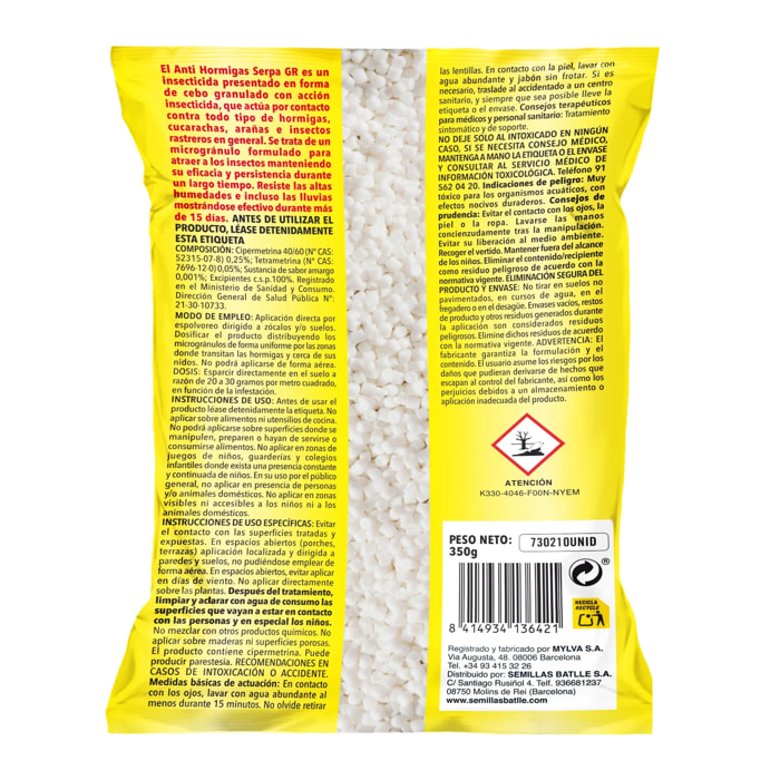 Anti Hormigas Bolsa Batlle 350 g