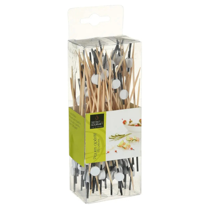 Lot de 100 piques à cocktail