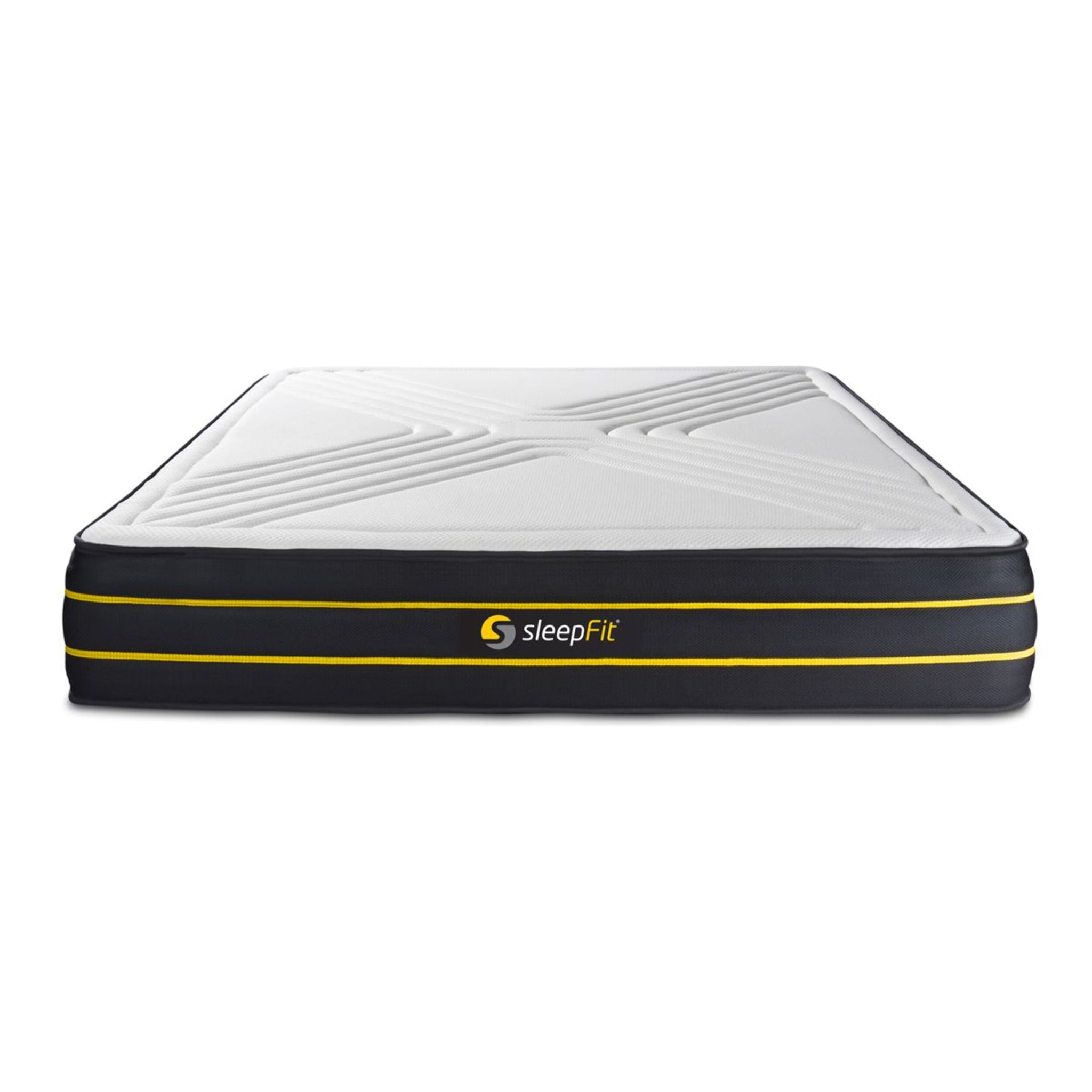 Matelas Mémoire de forme et micro ressorts ensachés - Confort équilibré et accueil moelleux - 26 d'épaisseur, 7 zones de confort - Soutien point par point - 2 places