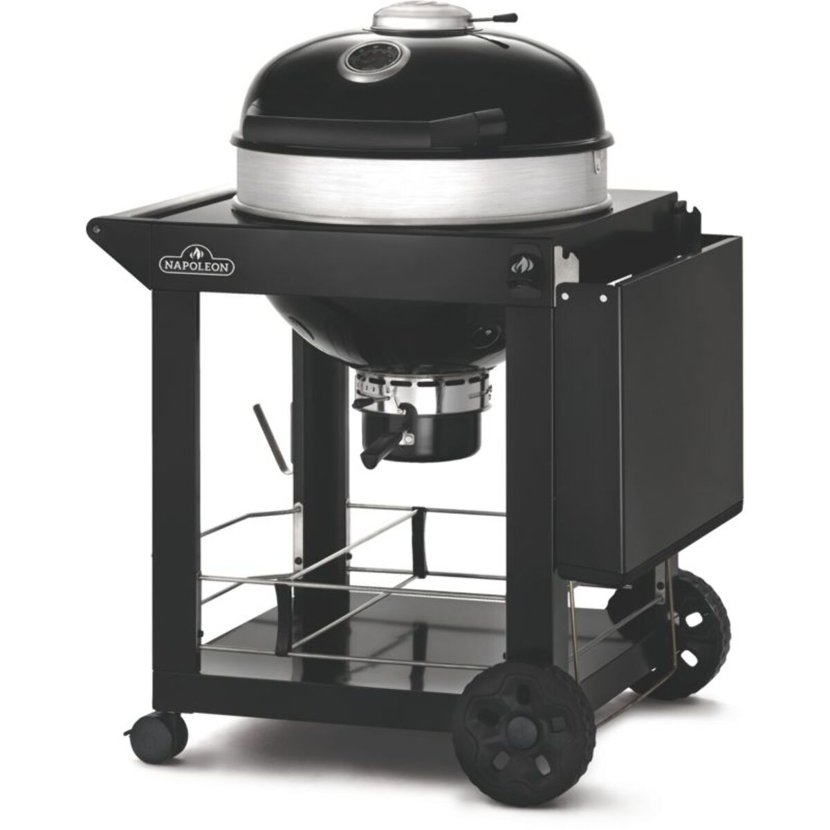 Barbecue charbon NAPOLEON Kettle PRO noir sur chariot 57cm