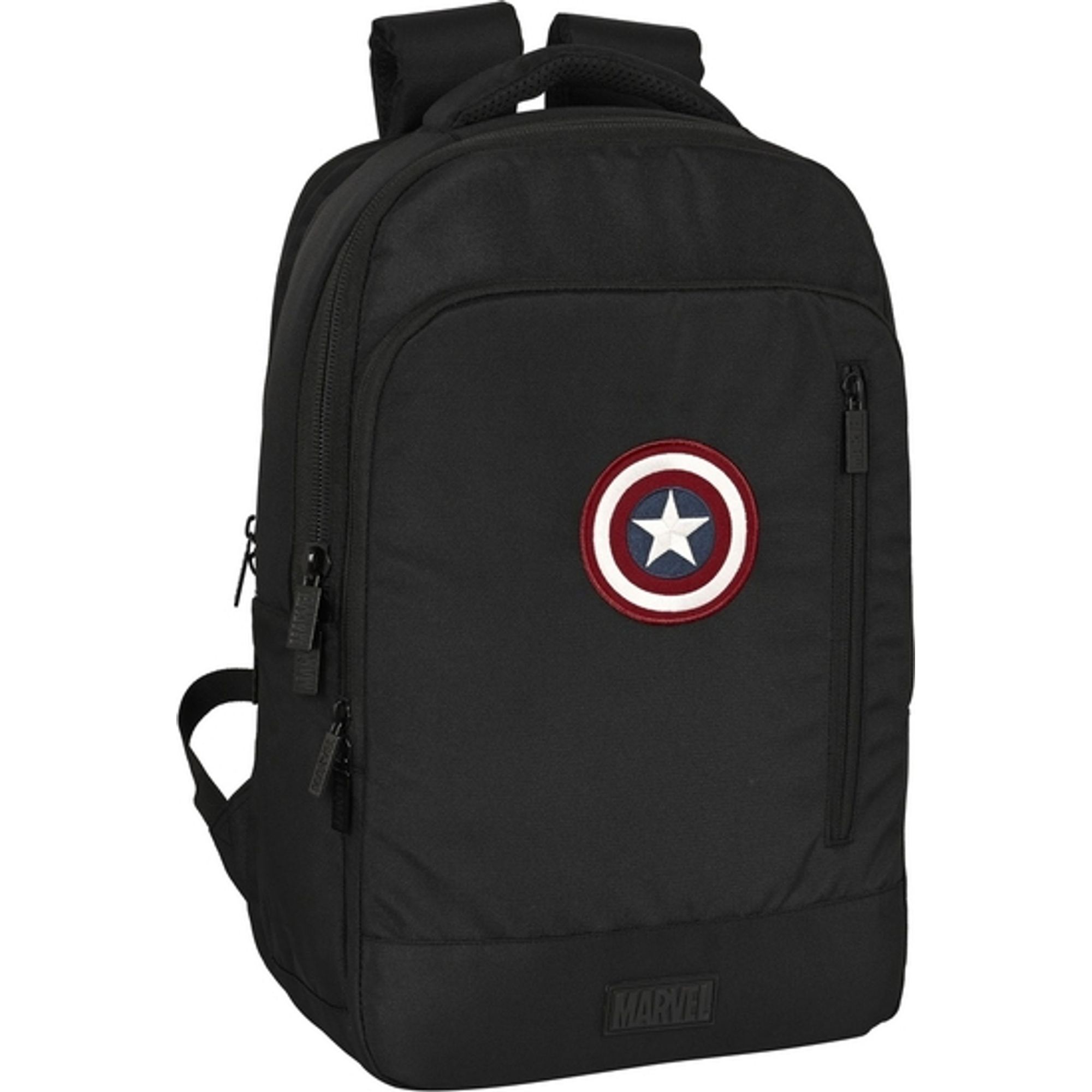 Mochila portatil 15,6"+tablet+usb capitan america teen