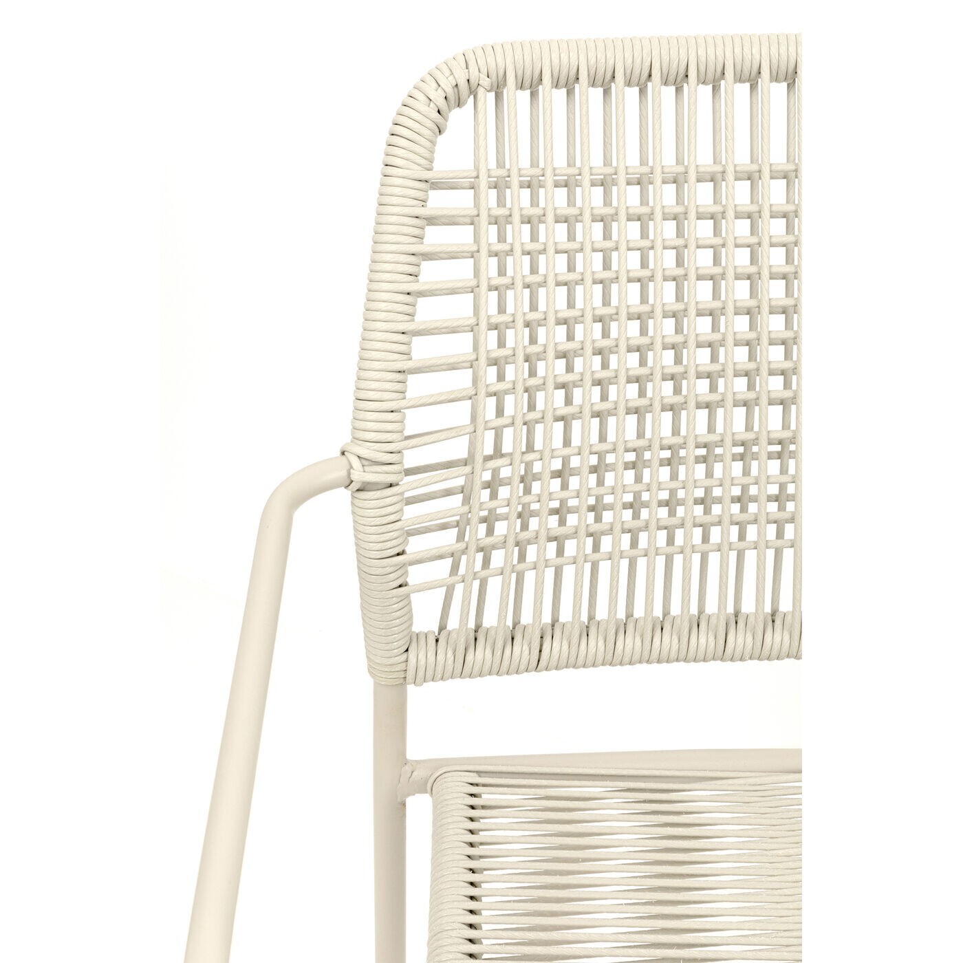 Ensemble de jardin Madagascar table et 4 chaises grises Kare Design