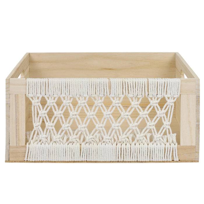 Caisse Bois Gigogne Boho X3