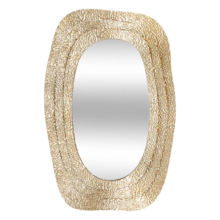 Miroir "Brenda" doré 89x58cm