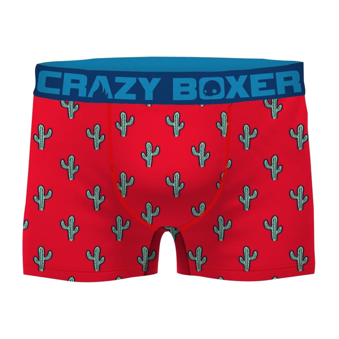 Set de 2 Boxers Crazy Boxer para hombre en algodón