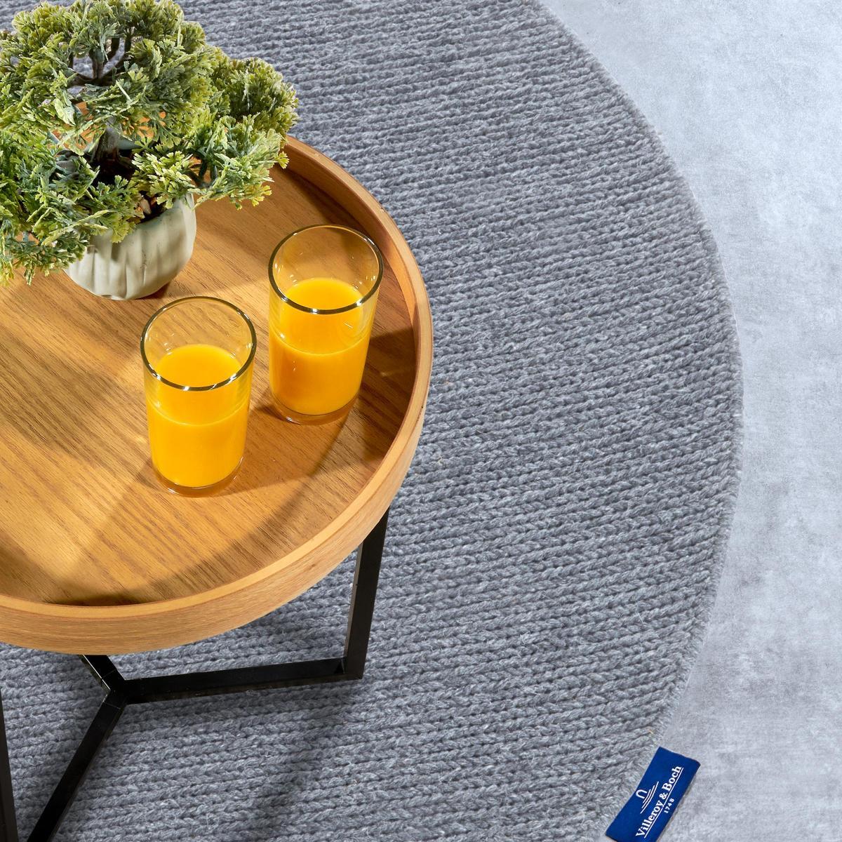Tapis rond Rond Uni