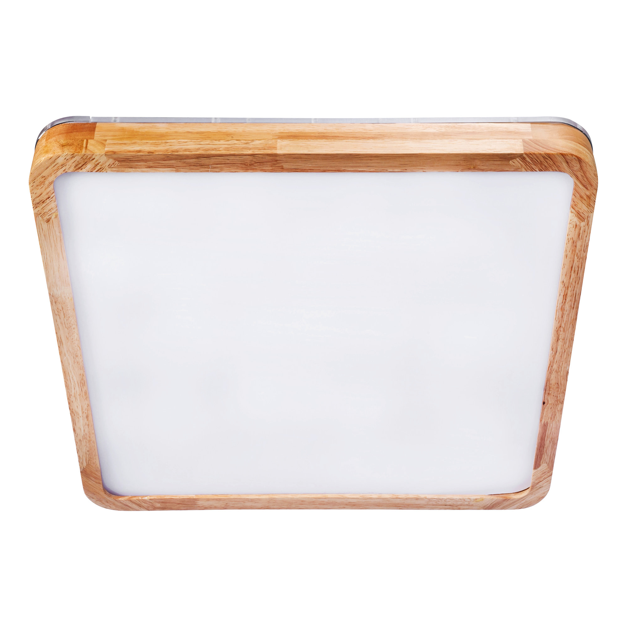 FORLIGHT Plafón LED 11.2W Blanco Neutro - 4000K Madera Clara para Interior de Techo en Dormitorio, Salón, Comedor