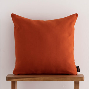 Housse de coussin jacquard 50x50 cm Cascai Terracota