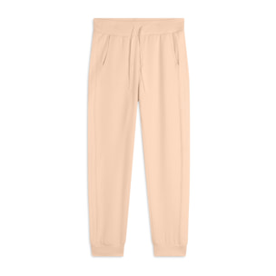 Pantalone in felpa modal con bande laterali a trecce