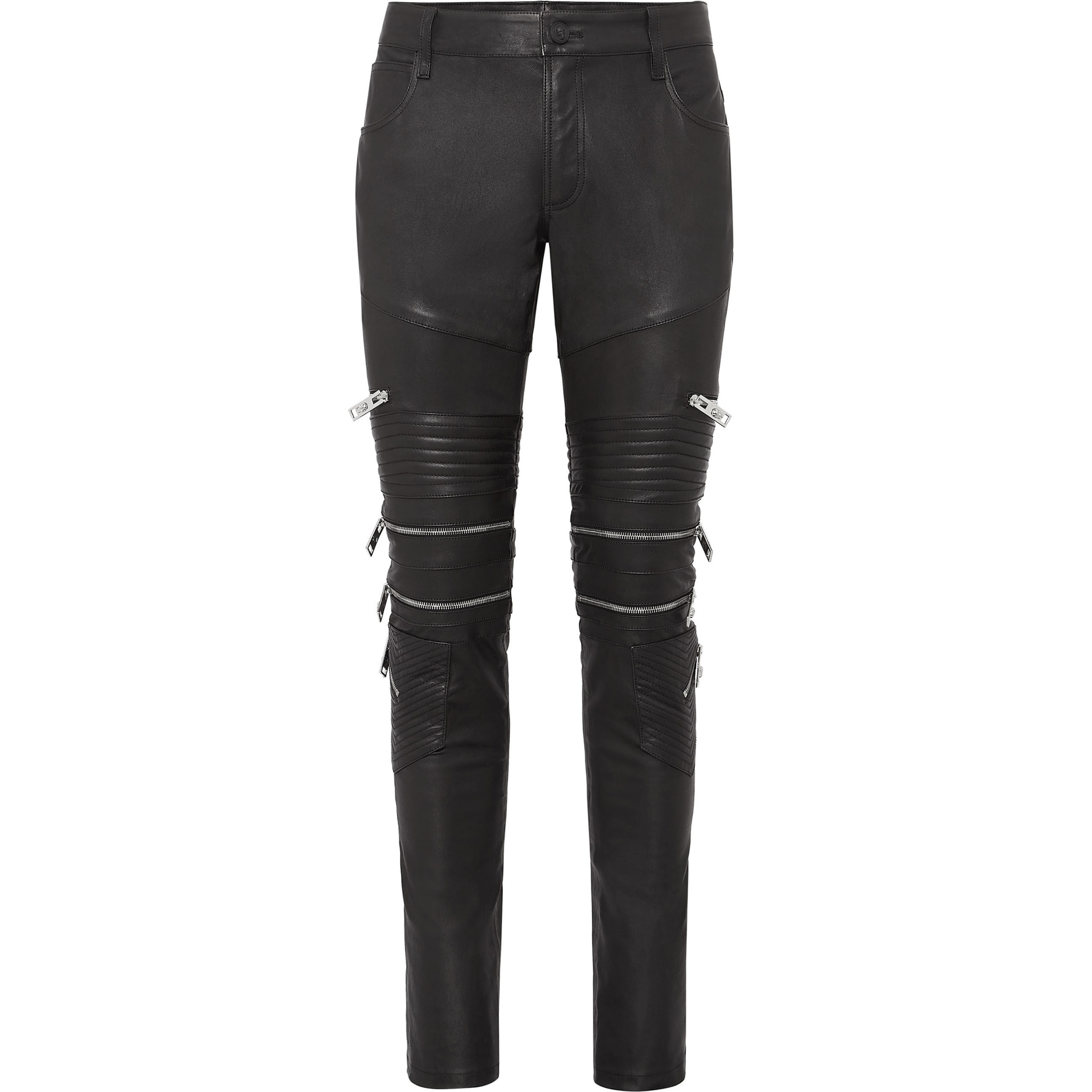 PHILIPP PLEIN Leather Trousers