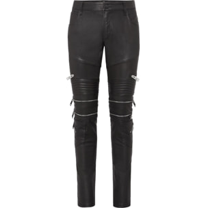 PHILIPP PLEIN Leather Trousers