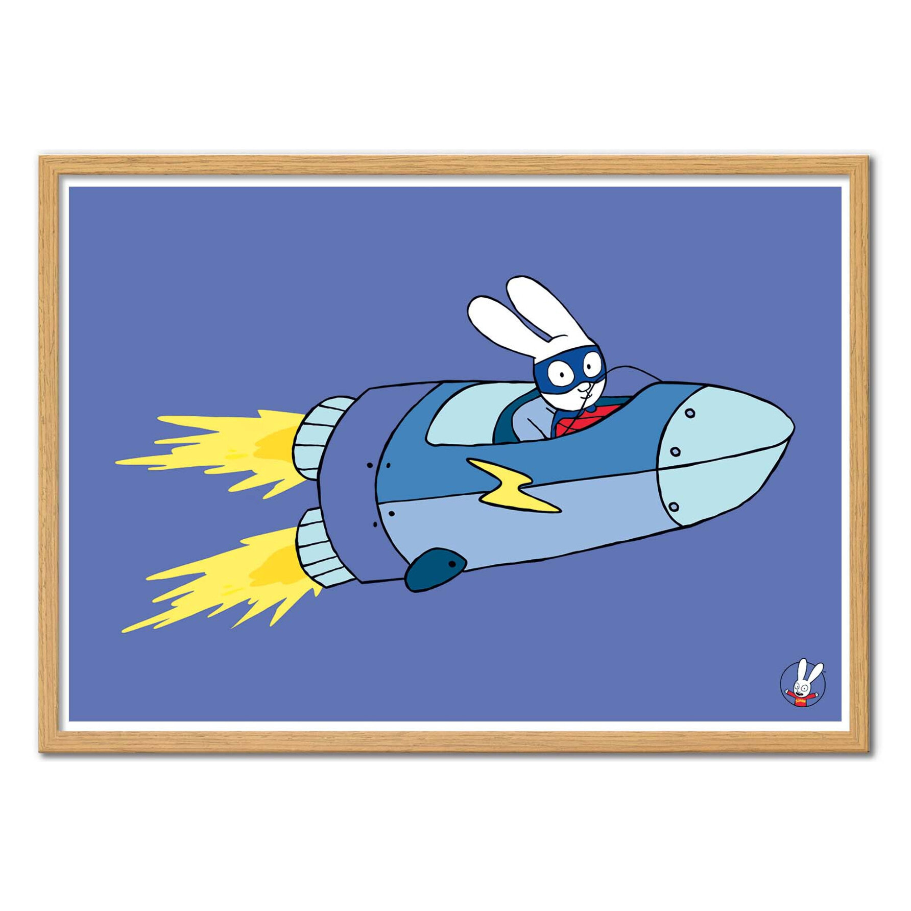Affiche - Super Rabbit Rocket - Simon Super Rabbit