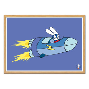 Affiche - Super Rabbit Rocket - Simon Super Rabbit