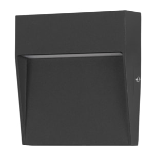 Forlight Nod Square - Foco LED Exterior IP65 de Superficie para Pared. Lámpara de Pared para Señalizar Caminos | Escaleras y Ro