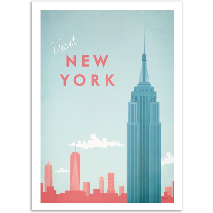 Affiche - Visit New York - Henry Rivers