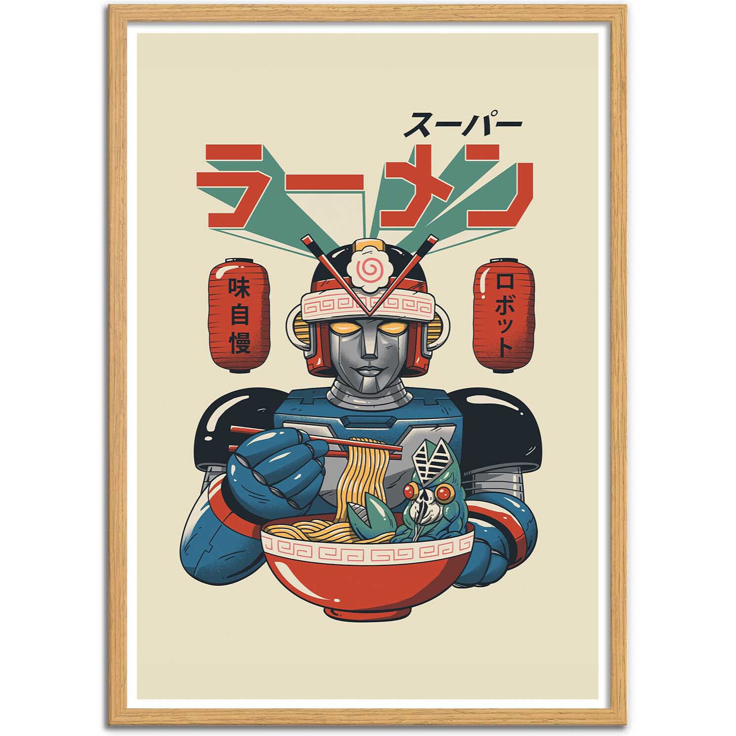 Affiche - Super Ramen Bot - Vincent Trinidad