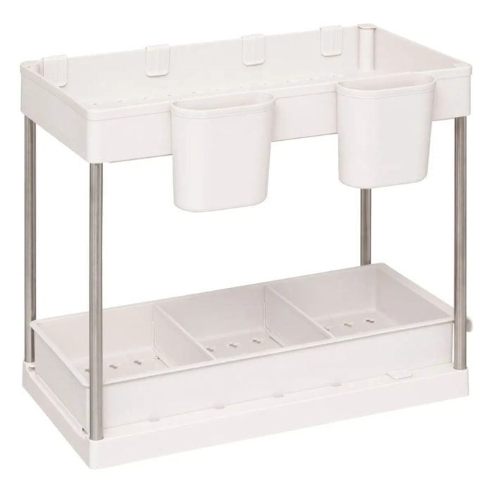 Organiseur Stora 2 niveaux L40,7cm beige