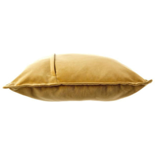 Coussin "Lilou" Effet velours 45 x 45 cm - Couleur: Ocre