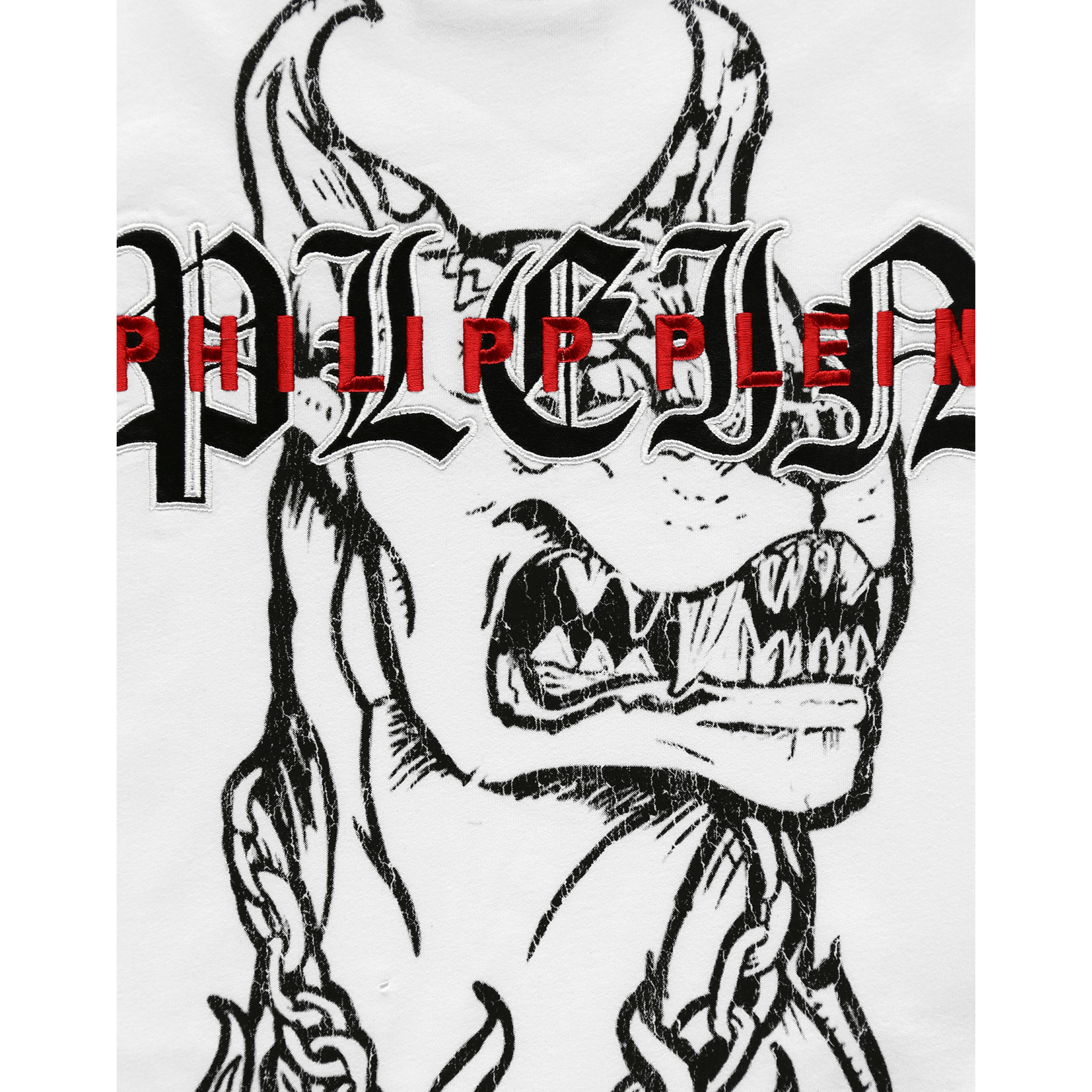 PHILIPP PLEIN T-shirt Round Neck SS Gothic Plein