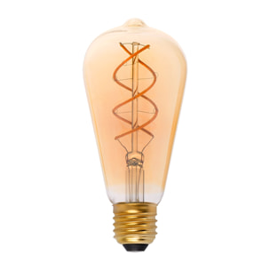 Bombilla PEBETERO FILAMENTO LED ÁMBAR E27 5W 2000K