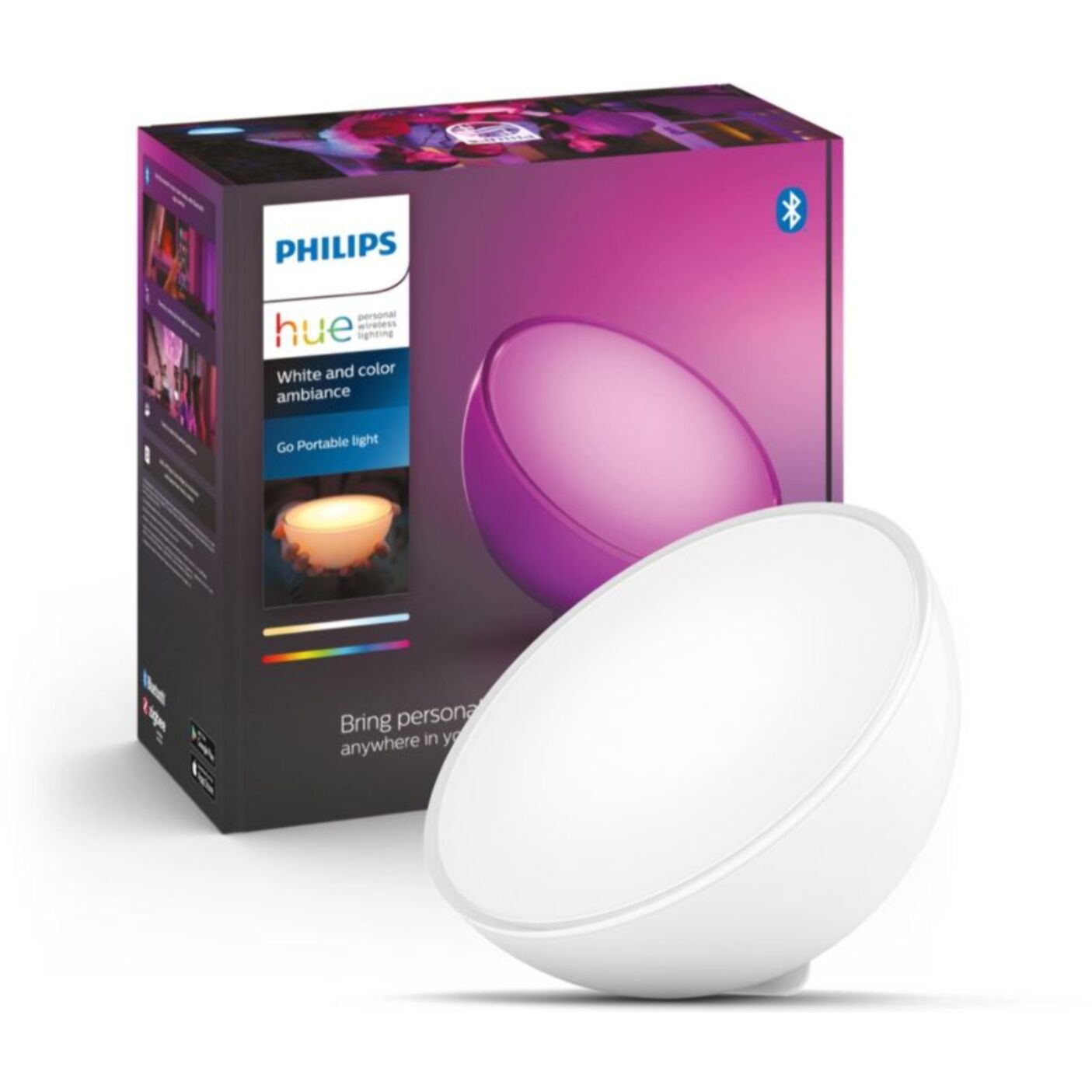 Lampe connectée PHILIPS HUE W&C Go