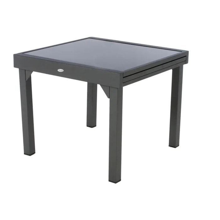 Table de jardin extensible Piazza Anthracite & Graphite