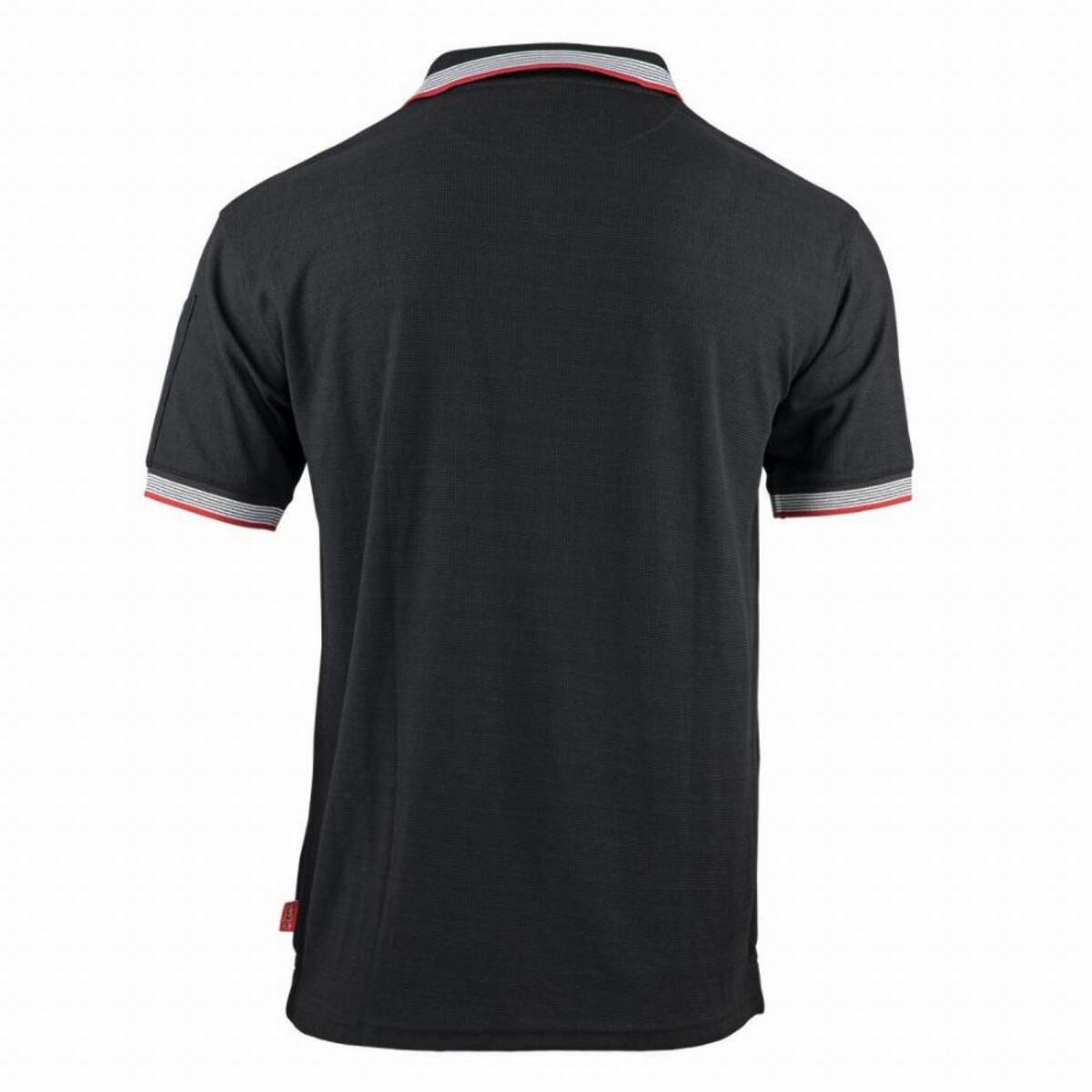 Polo de travail FACOM Soccer Noir/Rouge Taille S - FXWW9010E-S