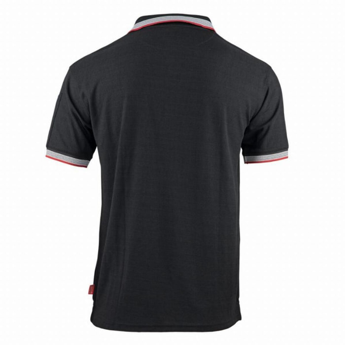 Polo de travail FACOM Soccer Noir/Rouge Taille S - FXWW9010E-S