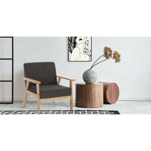 ORESTELUCHETTA Poltrona TESS DARK GREY