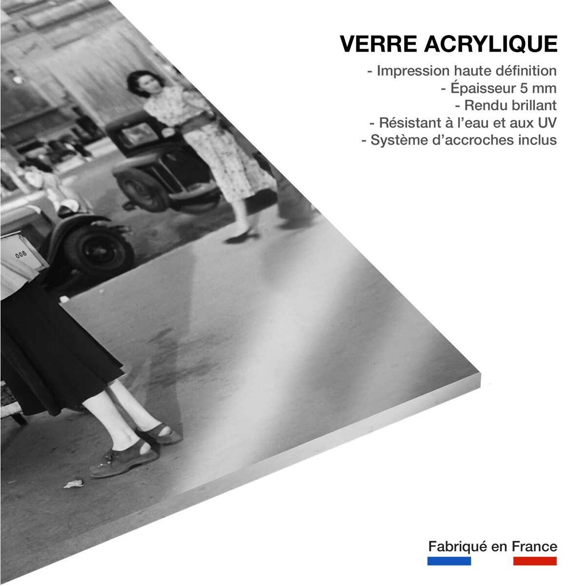 Deco photo ancienne de Marseille - Glaces Polos Tableau plexiglas