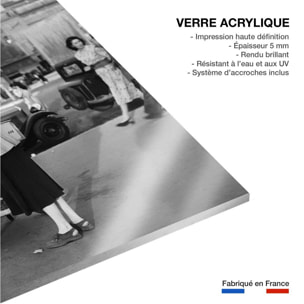 Deco photo ancienne de Marseille - Glaces Polos Tableau plexiglas