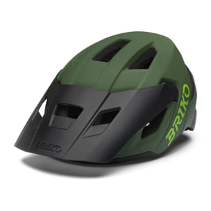 Briko - Caschi, Uomo Donna, Verde - Over