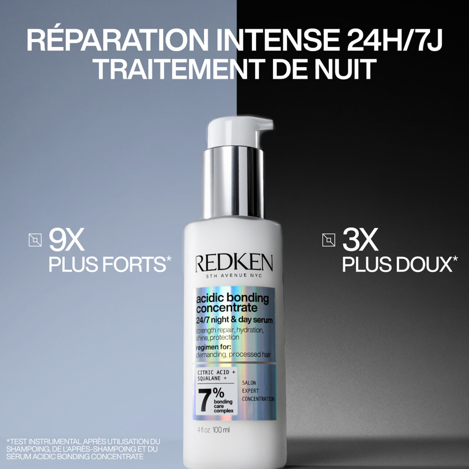 Acidic Bonding Concentrate - Sérum Jour & Nuit Réparateur Pour Cheveux Abimés