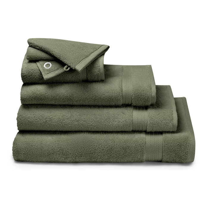 Gant de toilette Elea kaki