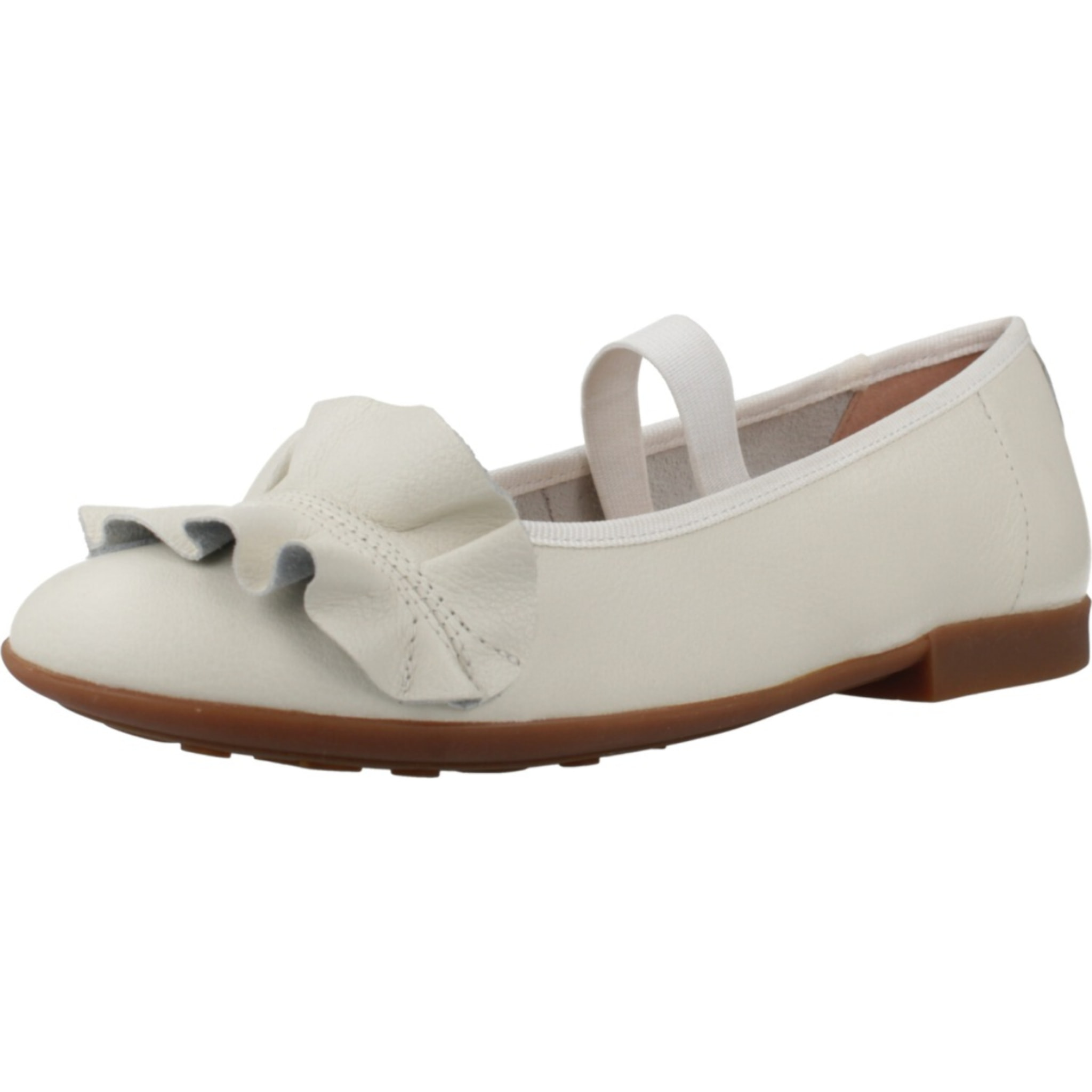 Zapatos Niña de la marca GEOX  modelo JR PLIE BLANCO