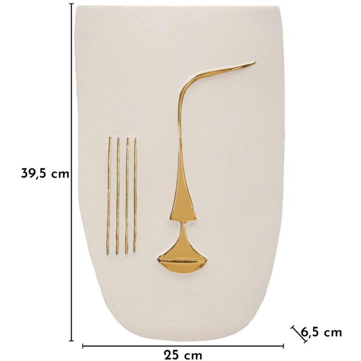 DECORAZIONE MURABLE MUMBASA CM 25X6,5X39,5