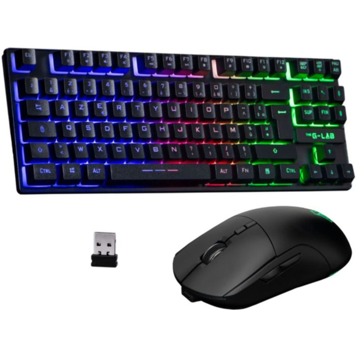 Pack clavier et souris gamer THE G-LAB COMBO OXYGEN EX