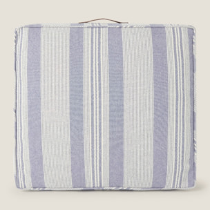 Cojín palet rayas Liraticompleto color azul