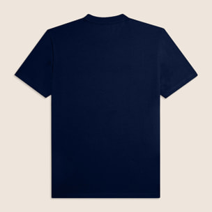 T-shirt in jersey con stampa logo tono su tono