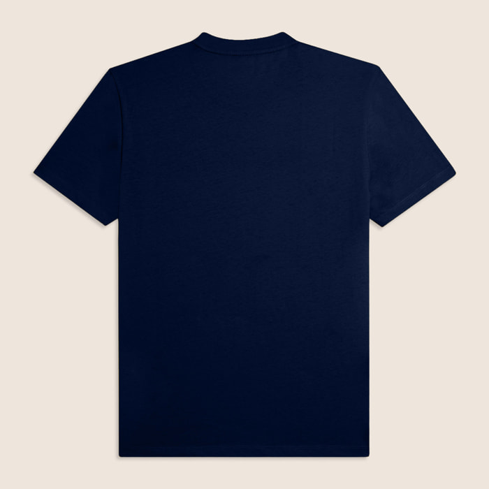 T-shirt in jersey con stampa logo tono su tono