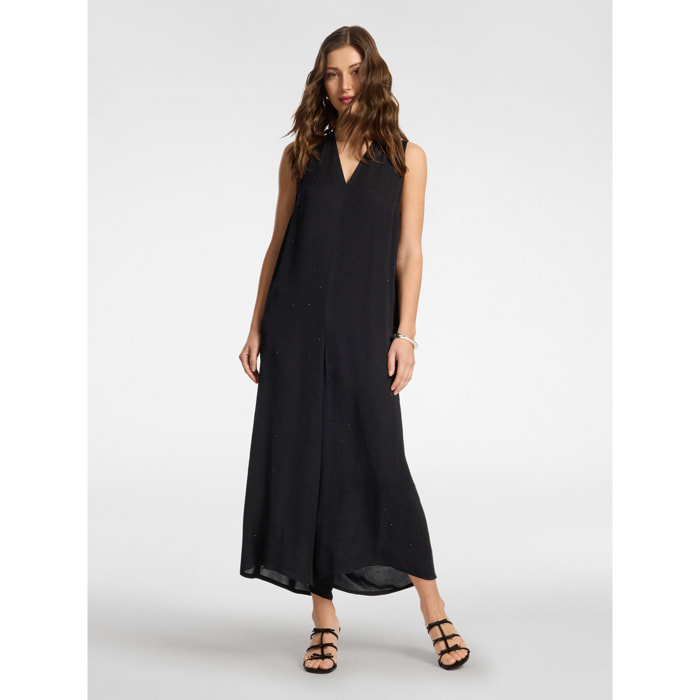 Elena Mirò - Tuta ricamata - Nero