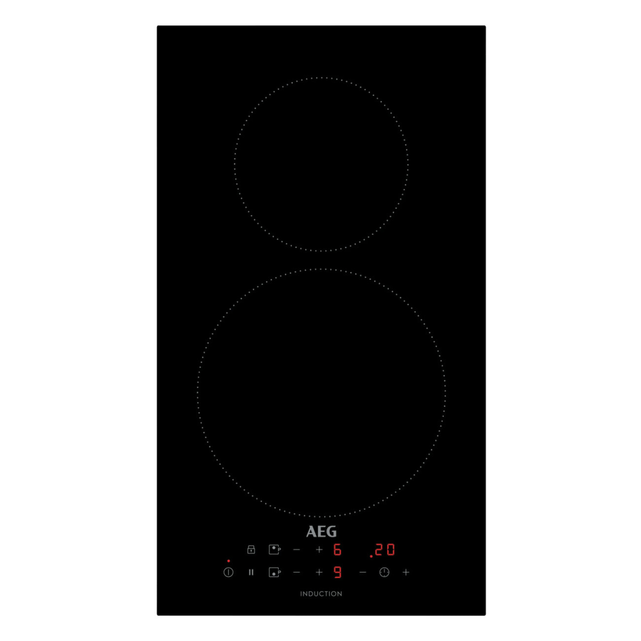 AEG Placa de inducción Serie 3000 Domino de 29 cm IKX32300CB