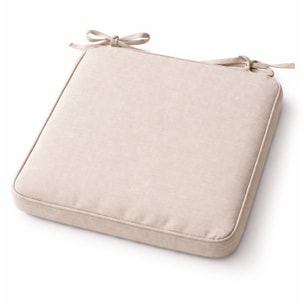 Galette de chaise extérieur haute résistance FERRET - Naturel