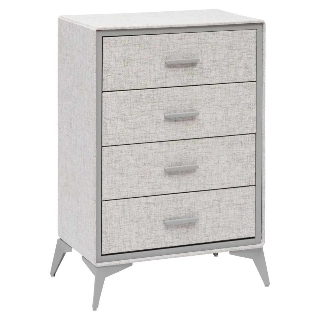 Commode 4 tiroirs Granite gris