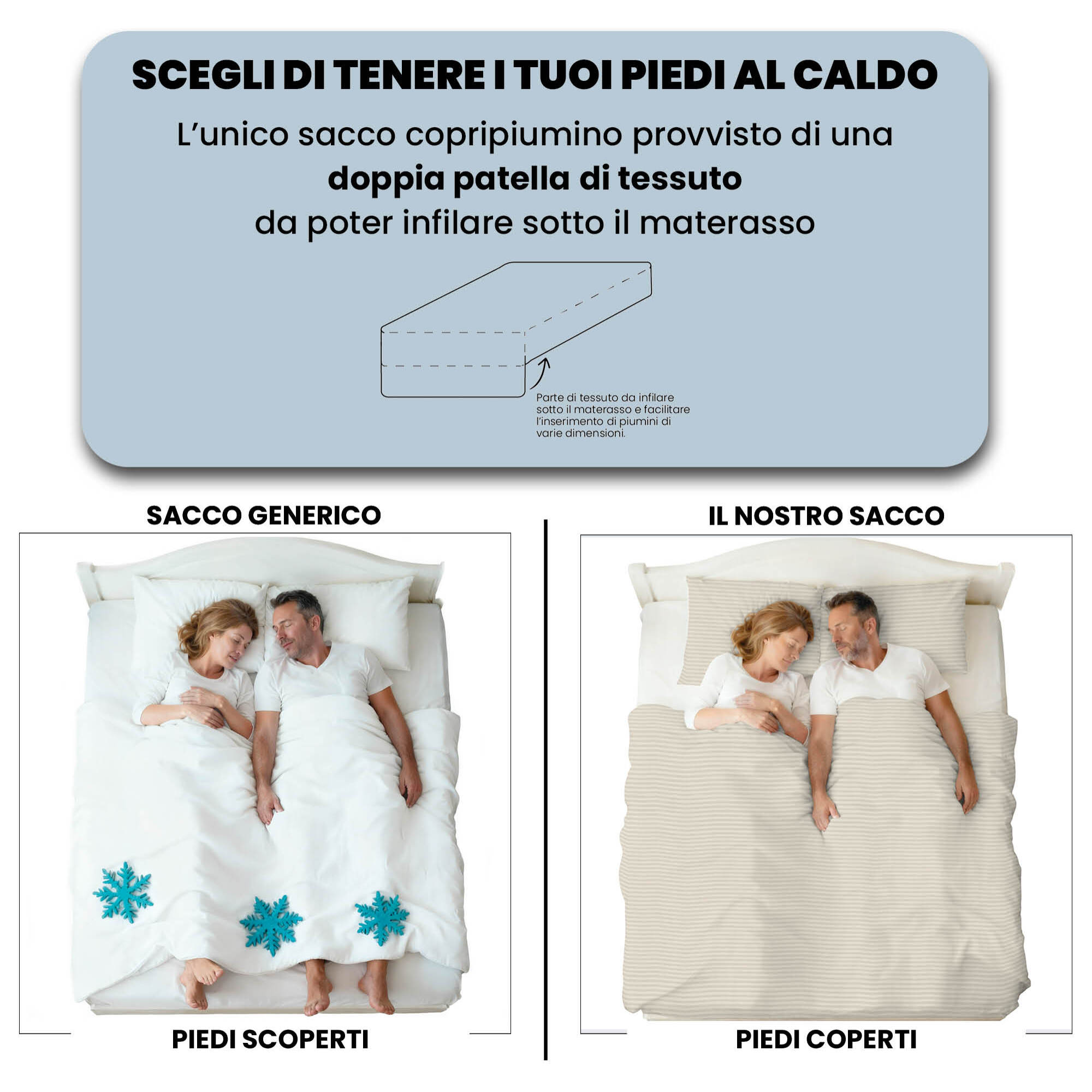 PARURE COPRIPIUMINO SATIN STRIPES, 100% Raso di Poliestere, Made in Italy, No Stiro - TORTORA