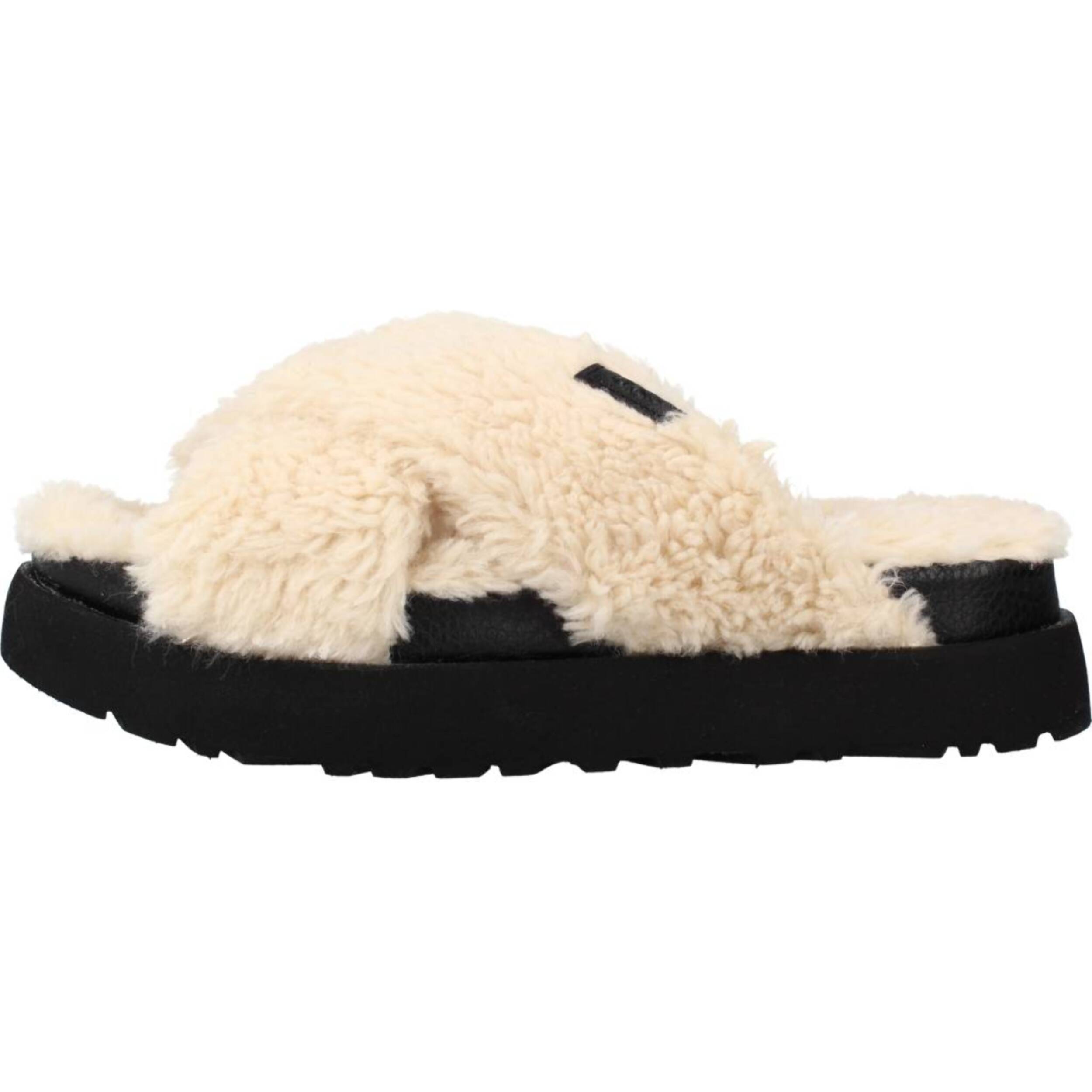 ZAPATILLAS DE CASA - PANTUFLAS UGG W FUZZ SUGAR CROSS SLIDE