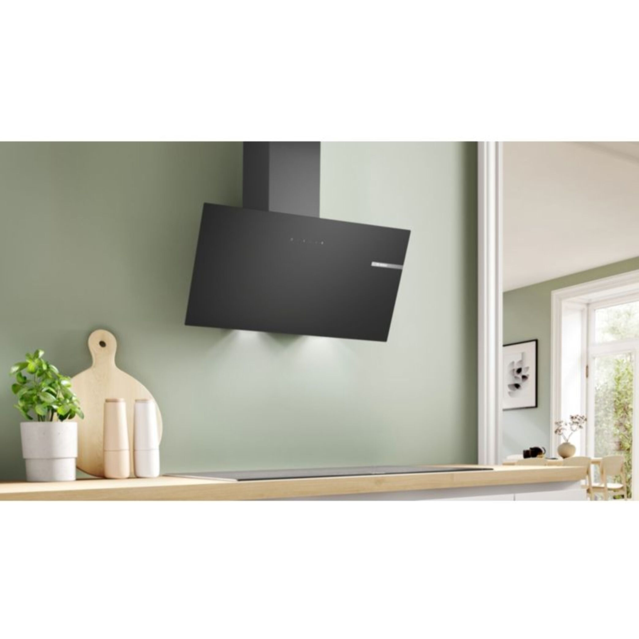 Hotte décorative murale inclinée BOSCH DWK85DK60