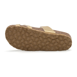 SANDALIA BABUNKERS DORADO