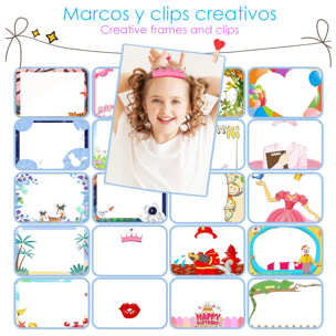 DAM Cámara de fotos y video infantil con juegos incorporados. Cámara dual, 48mpx y videoFull HD. Pantalla de 2,4 pulgadas. 12,5x3,5x7,5 Cm. Color: Rosa